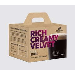 Rich Creamy Velvet Milk Stout ekstraktsett fra Muntons Flagship-serie