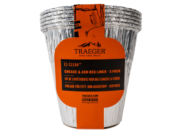 Traeger EZ-Clean™ Grease & Ash Keg Liner 5 Pack