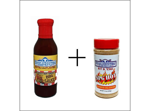 Sucklebusters Spicy BBQ sauce & Rub